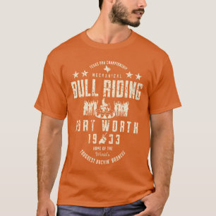 Camiseta Campeonato de Montaria em Touro Mecânico Teas Pro