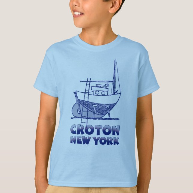 CAMISETA CAMPEONATO DE NAVIO DO NAVIO CROTON-ON-HUDSON (Frente)