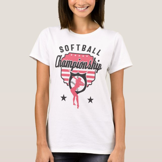 Camiseta Campeonato de Softball (Frente)