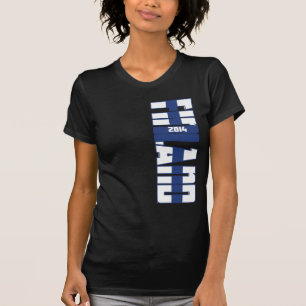 Camiseta Campeonato do mundo 2014 de Finlandia da equipe