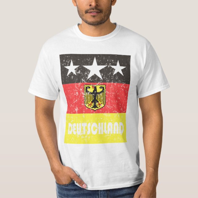 Camiseta Campeonato do mundo 2014 do futebol de Alemanha (Frente)