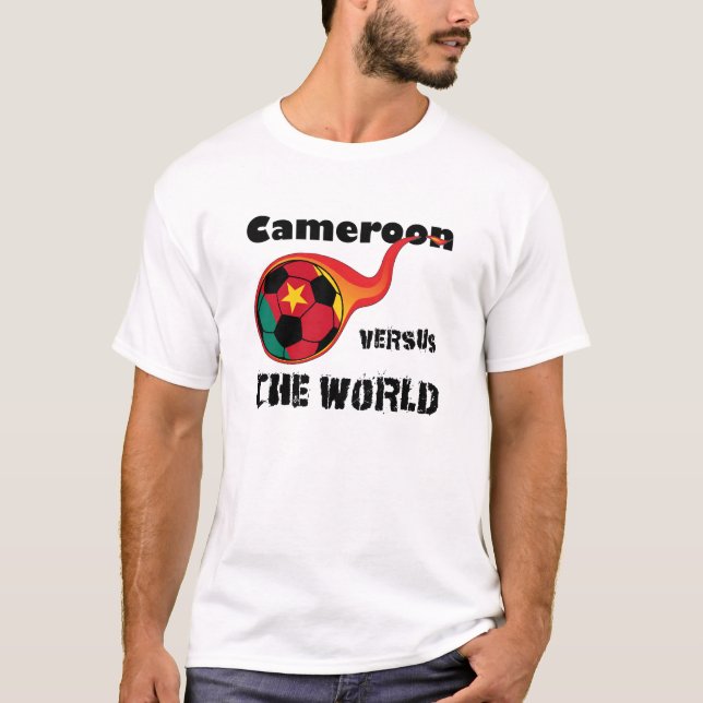 Camiseta Campeonato do Mundo - Camarões vs. o Mundo (Frente)
