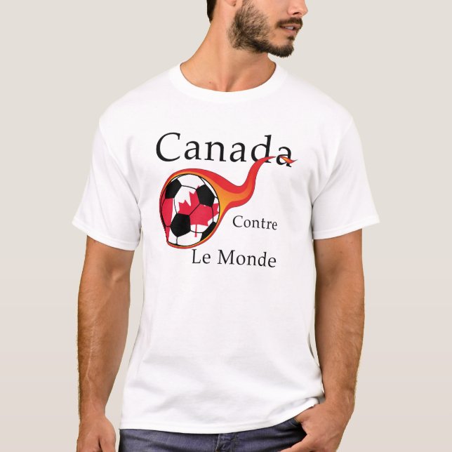 Camiseta Campeonato do mundo - Canadá contra. O mundo (Frente)