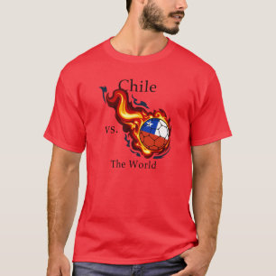 Camiseta Campeonato do Mundo - Chile vs. O Futebol Flaming 