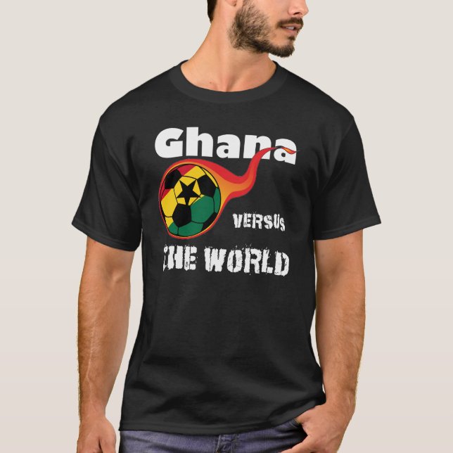 Camiseta Campeonato do mundo - Ghana contra o mundo (Frente)