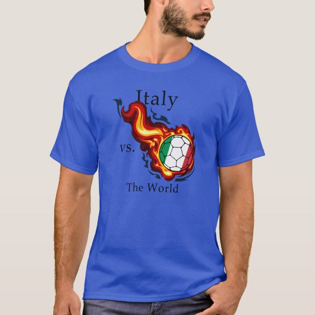 Camiseta Campeonato do Mundo - Itália vs. Mundo (Frente)