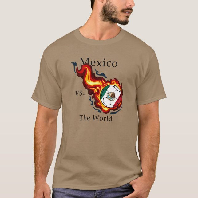 Camiseta Campeonato do Mundo - México vs. Mundo (Frente)