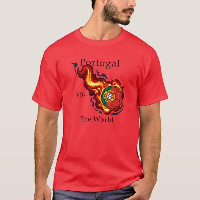 Camiseta Campeonato do Mundo - Portugal vs. Mundo (Frente)