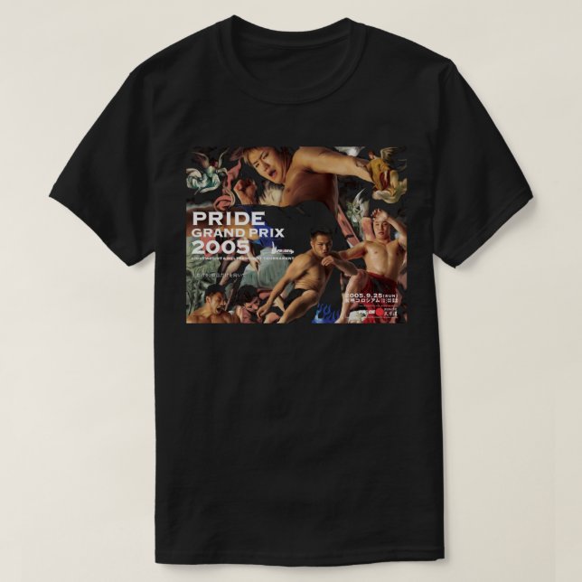 Camiseta Campeonato do Orgulho de Combate Bushido 9 Tributo (Frente do Design)