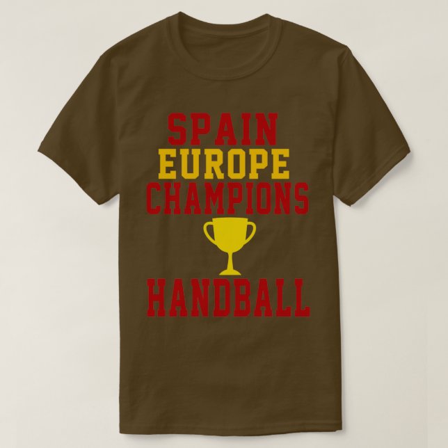 Camiseta Campeonato Europeu de Andebol espanha (Frente do Design)