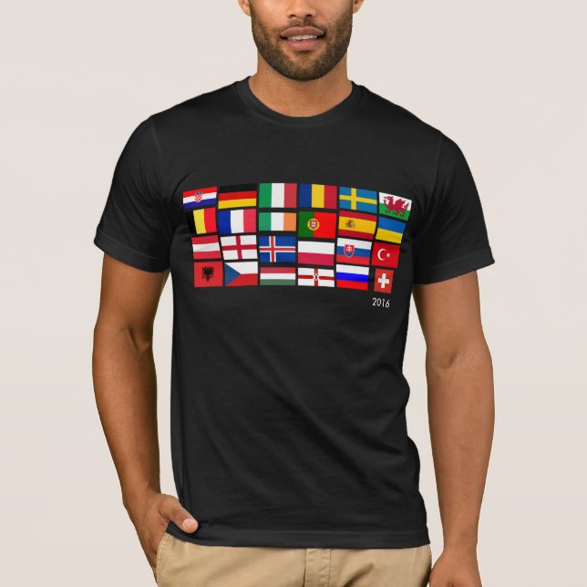 Camiseta Campeonato Europeu de Futebol de 2016 (Frente)