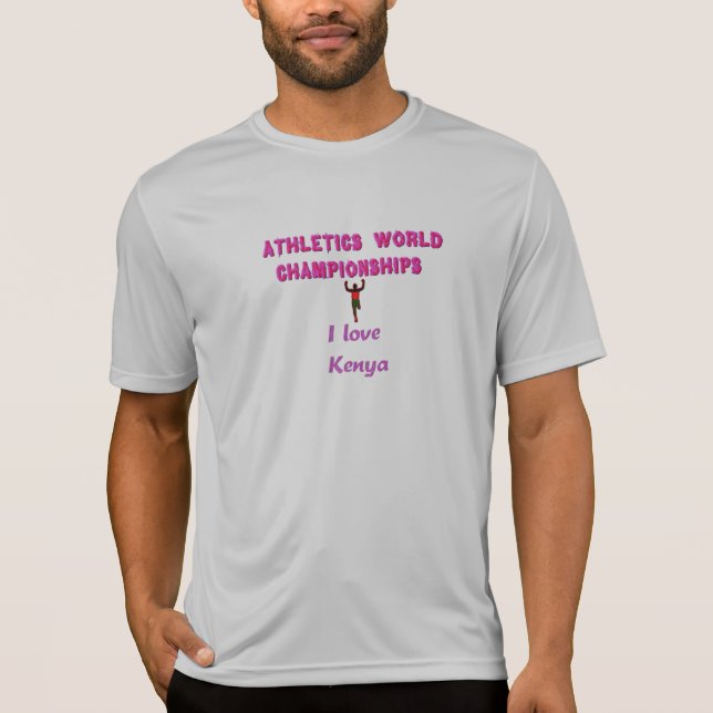 Camiseta Campeonato Mundial de atletismo no Quénia (Frente)