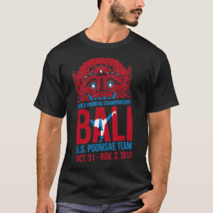 Camiseta Campeonato Mundial de Poomsae dos EUA Taekwondo Po