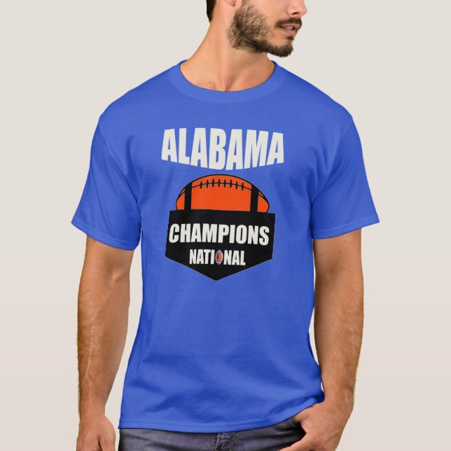 Camiseta Campeonato Nacional do Alabama (Frente)
