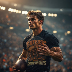 Camiseta Campeonatos de Defesa - Camisa-T - Imagem Retroati