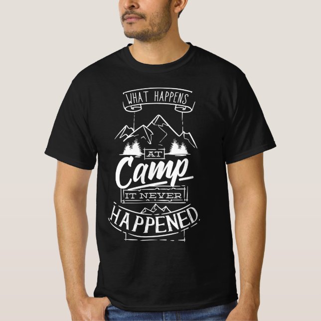 Camiseta Camper Camping gift (Frente)