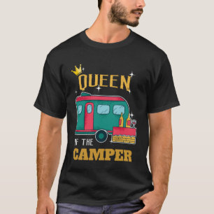 Camiseta Camper Camping Queen Themed Roupa