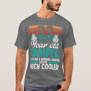 Camiseta Camper de 33 anos de idade Scouting Camping Aniver