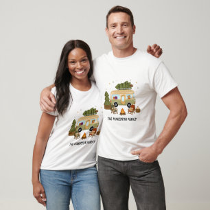 Camiseta Camper de Natal Aconchegante Personalizado