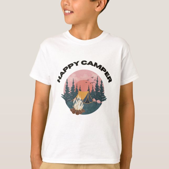 CAMISETA CAMPER FELIZ (Frente)