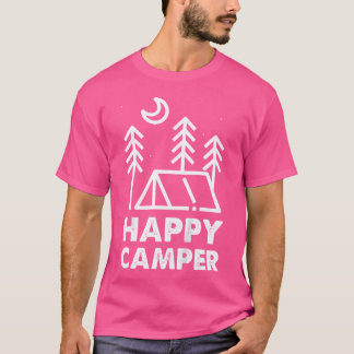 Camiseta Camper Feliz Camping Tshirt
