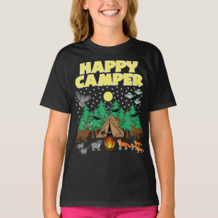 Camiseta CAMPER FELIZ DE CAMPANHA - Acampamento engraçado c