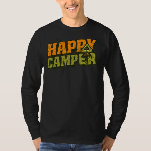 Camiseta Camper Feliz Tent Legal Acampamento
