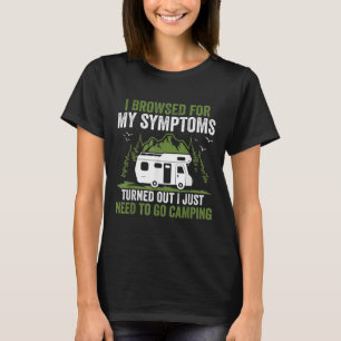 Camiseta Camper, Meus Sintomas Aconteceram Que Eu Só Precis