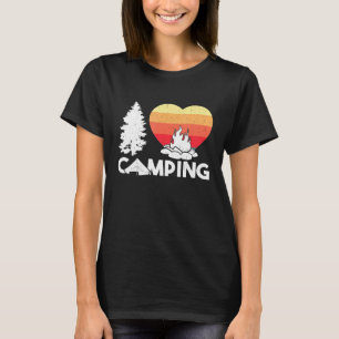 Camiseta Camper Outdoor Tent I Love Acampamento
