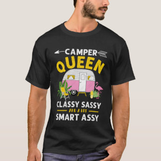 Camiseta Camper Queen Classy Sassy Smart Assy Funny Men Wom