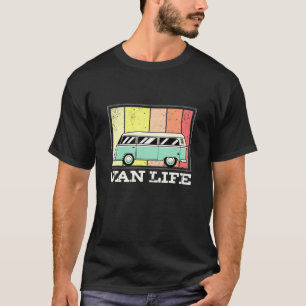 Camiseta Camper Retro Vintage Van Life Caravan
