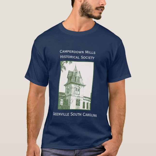 Camiseta Camperdown mmói o T da sociedade histórica (Frente)