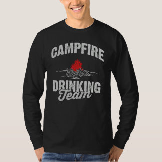 Camiseta Campfire Drinking Team