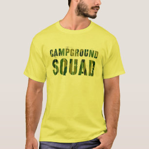 Camiseta CAMPGROUND SQUAD Camo Conselheiro de Verão Profess
