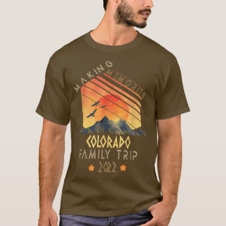 Camiseta Campin de férias da Trip 2022 Colorado Memories