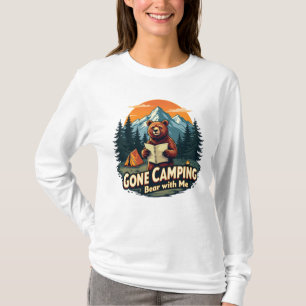 Camiseta Camping Animal Funny T-shirt