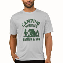 Camping Buddies Father Son Outdoor Adventure