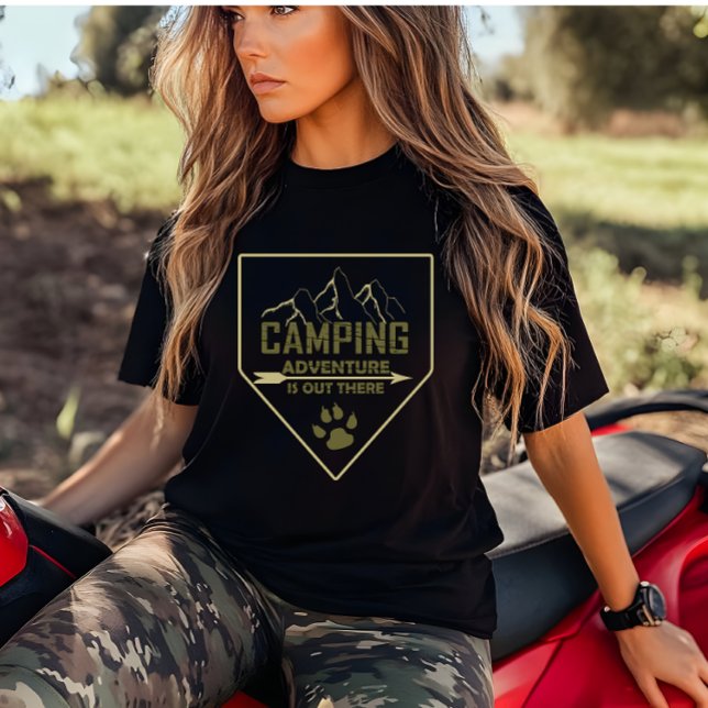 Camiseta Camping camper engraçado diz para campistas (Criador carregado)