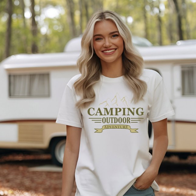 Camiseta Camping camper engraçado diz para campistas (Criador carregado)