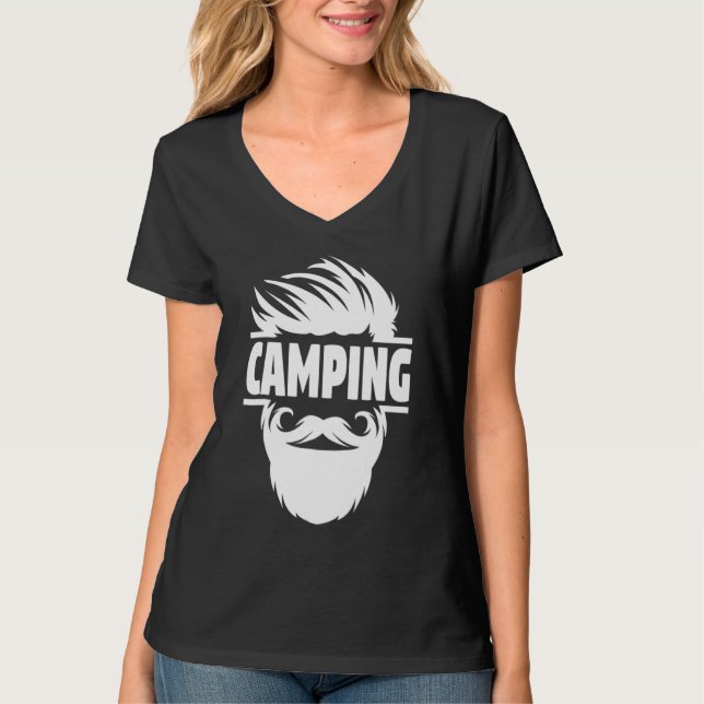 Camiseta Camping Campfire (Frente)