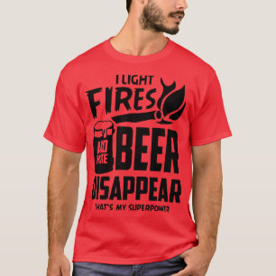 Camiseta Camping Campfire Beer 3