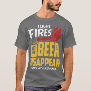 Camiseta Camping Campfire Beer 5