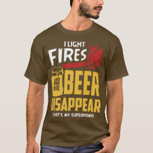 Camiseta Camping Campfire Beer 5