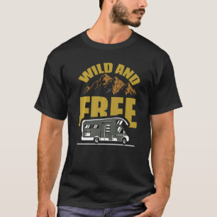 Camiseta Camping Caravan Idea Nature E Viagem Motorhome