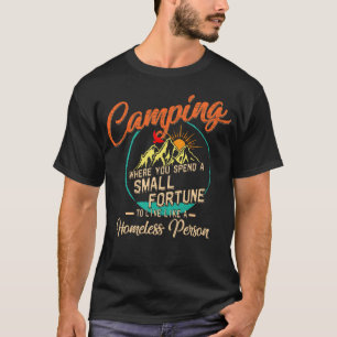 Camiseta Camping Com Ditos Para Campers Shirt