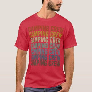 Camiseta Camping Crew Camping Crew Camping Matching retro