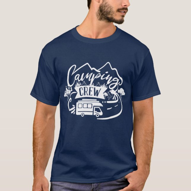 Camiseta Camping Crew RV T-Shirt (Frente)