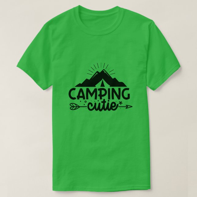 Camiseta Camping cutie01 (Frente do Design)