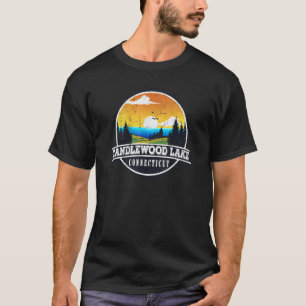 Camiseta Camping de Barco de pesca - Lago Candlewood, Lakev