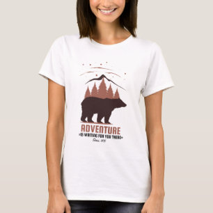 Camiseta Camping e Adventure Funny